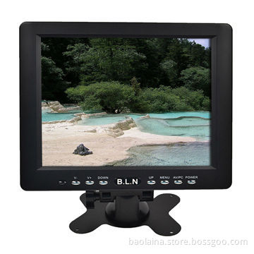 Bus Monitor 8-inch Industrial Grade Panel VGA/AV input 800*600 LED Backlight